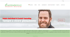 Desktop Screenshot of cambiodentro.it